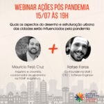 Webinar: Ações pós pandemia | Tema 8: Mudanças no Setor Urbano pós pandemia!